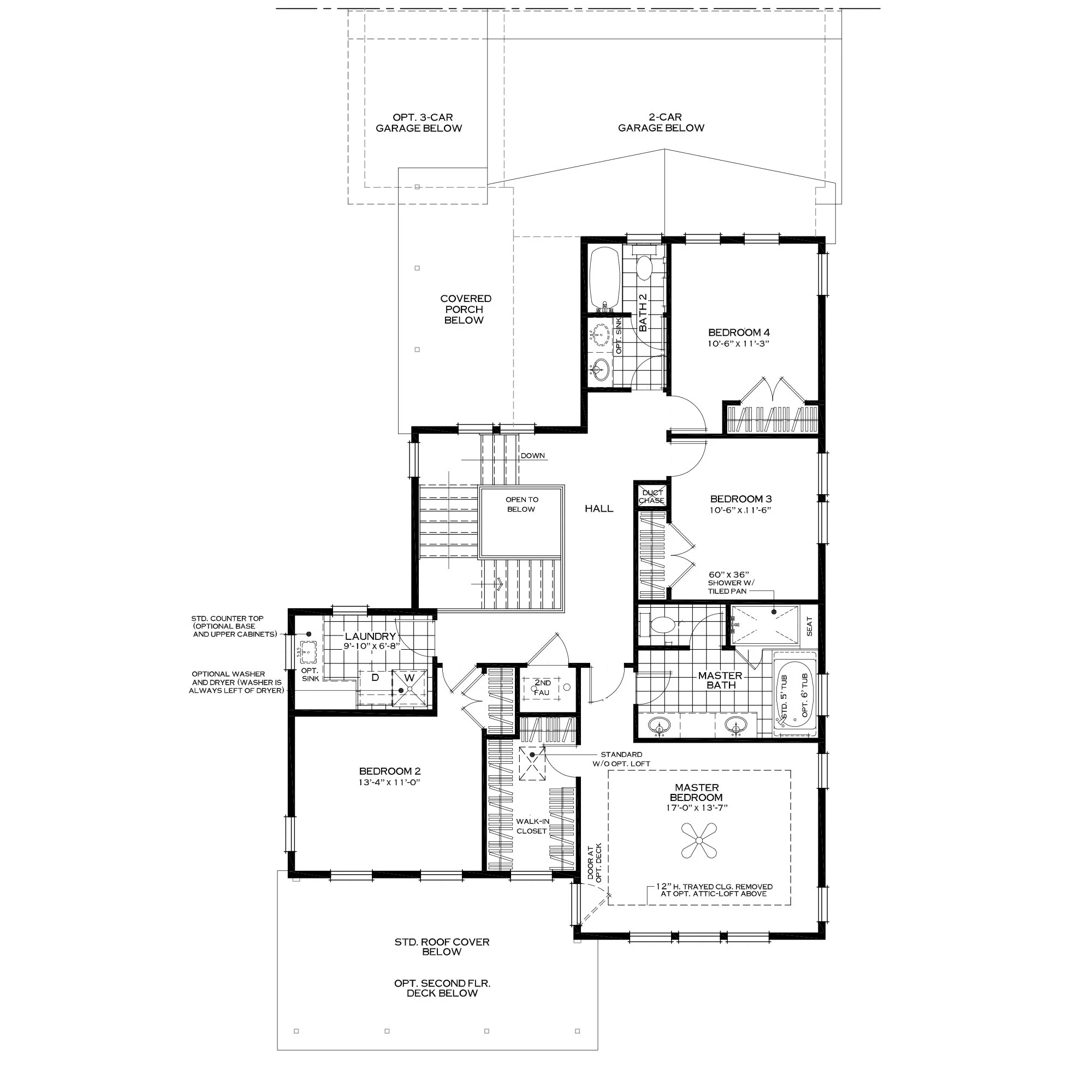 Optional Second Floor (Wide)