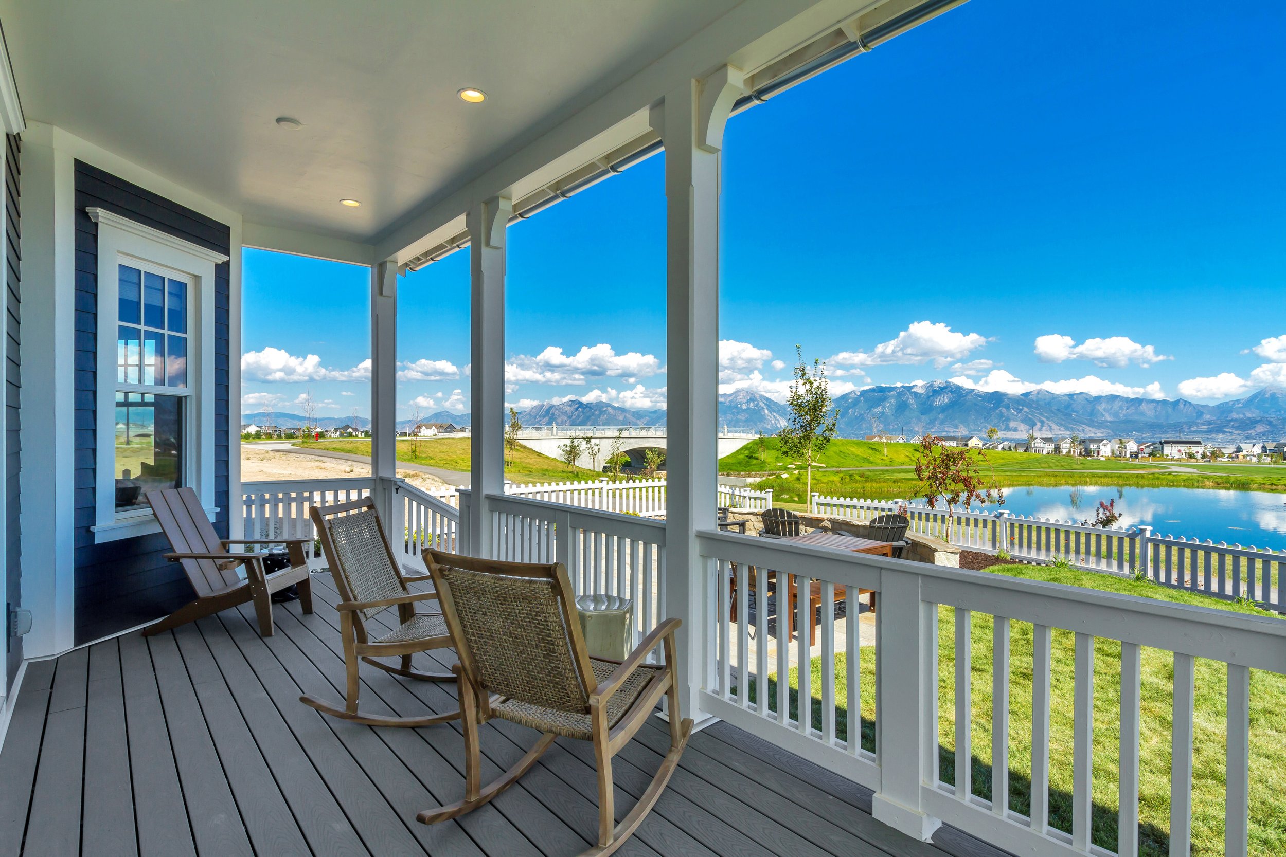  Wrap-around deck to patio firepit 