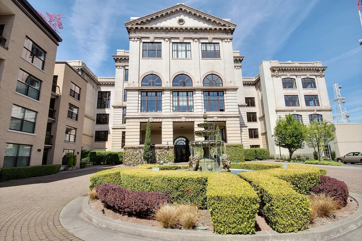 Historic Queen Anne High School condominiums. Originally built in 1909 and on the National Register of Historic Places.