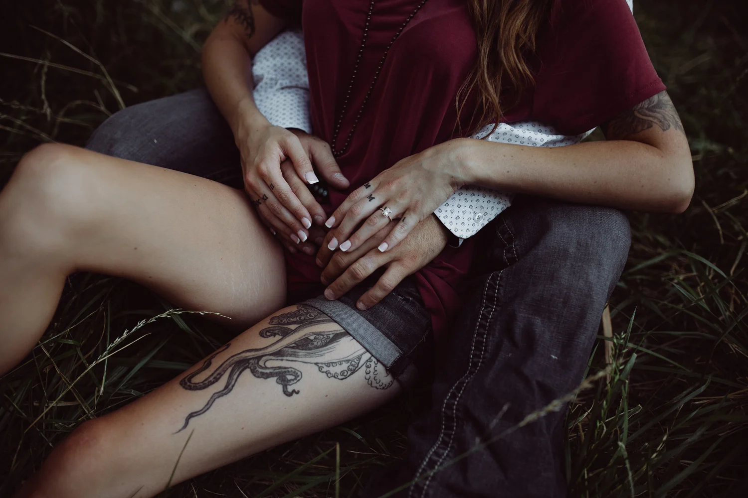 Lubbock Texas Rustic Engagement Session 