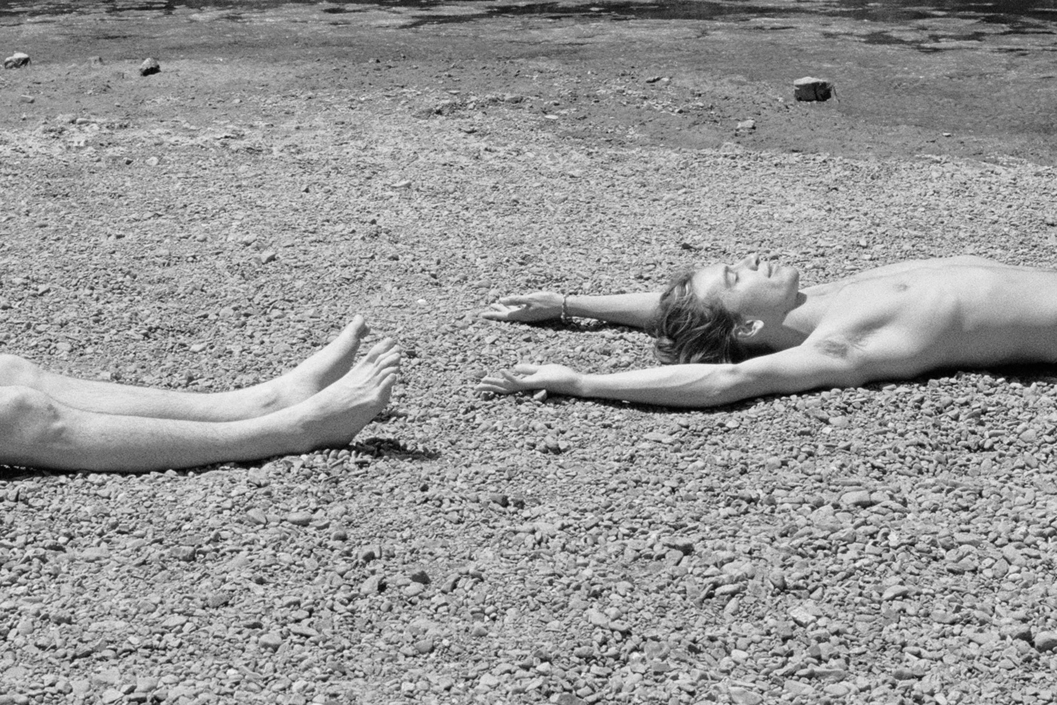 Rest after a swim