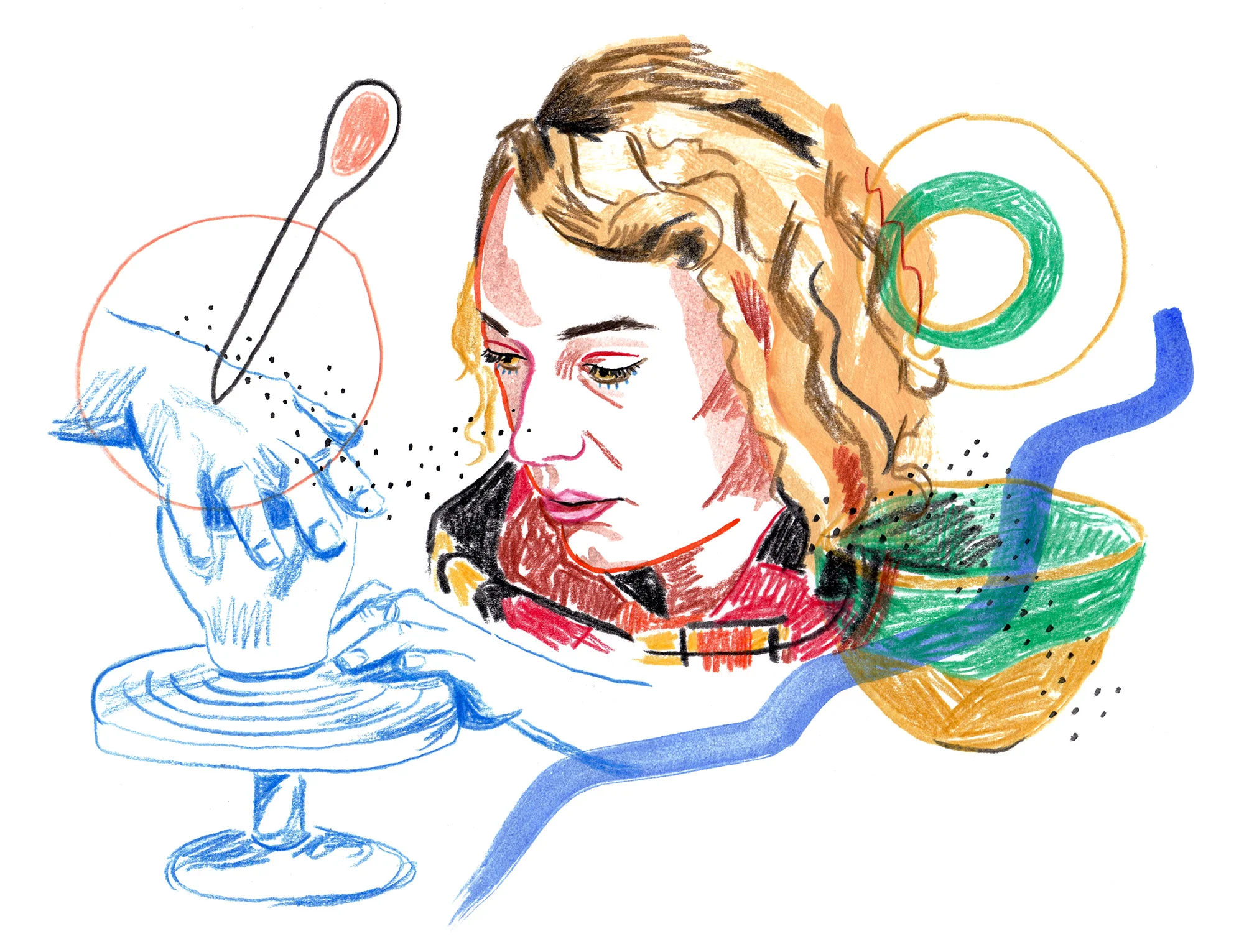 Ceramicist Daisy Cooper, for a feature about the Melbourne Ceramics Market on Outlier .