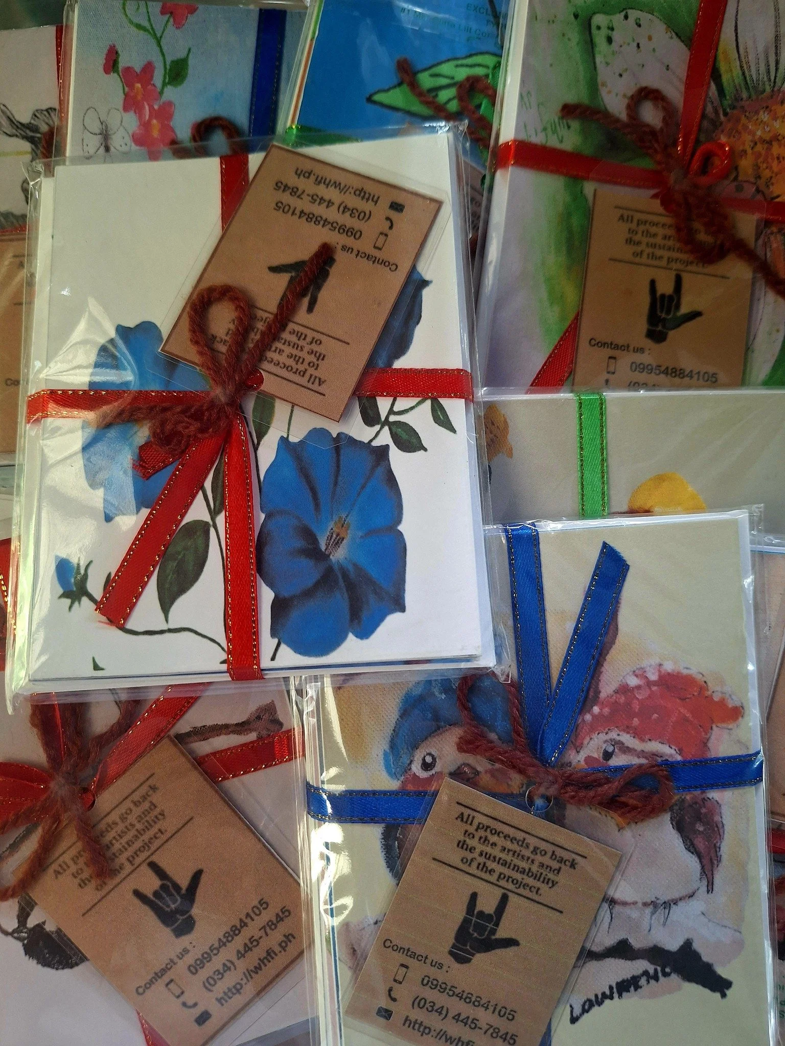 Did you know we sell handmade cards? You can purchase them at the cafe! All proceeds go back to the artists and the sustainability of the projects.