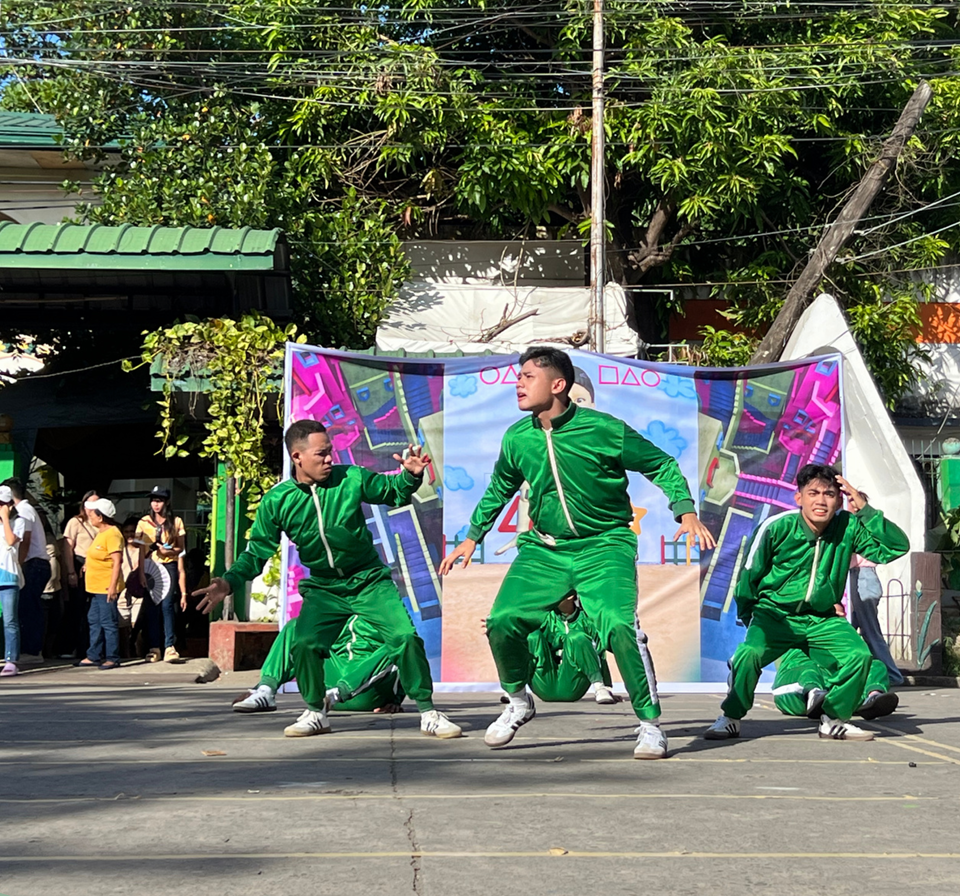 LD student Jericho dancing in the Paralympiada
