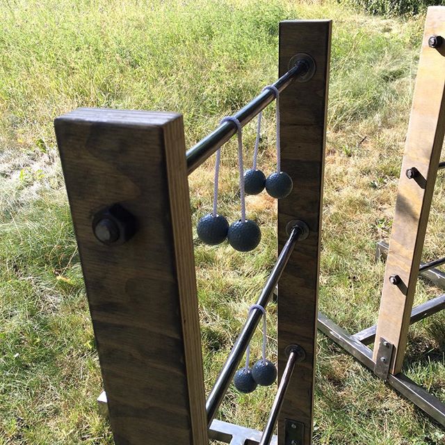 The second of five competitive Leisure Games at Timbrrr! is good ol' fashion Ladderball (aka hillbilly horseshoes... aka whatever else people call it). Better get to practicing. #weretalkingaboutpractice #notagamenotagame #practice #theleisuregames #