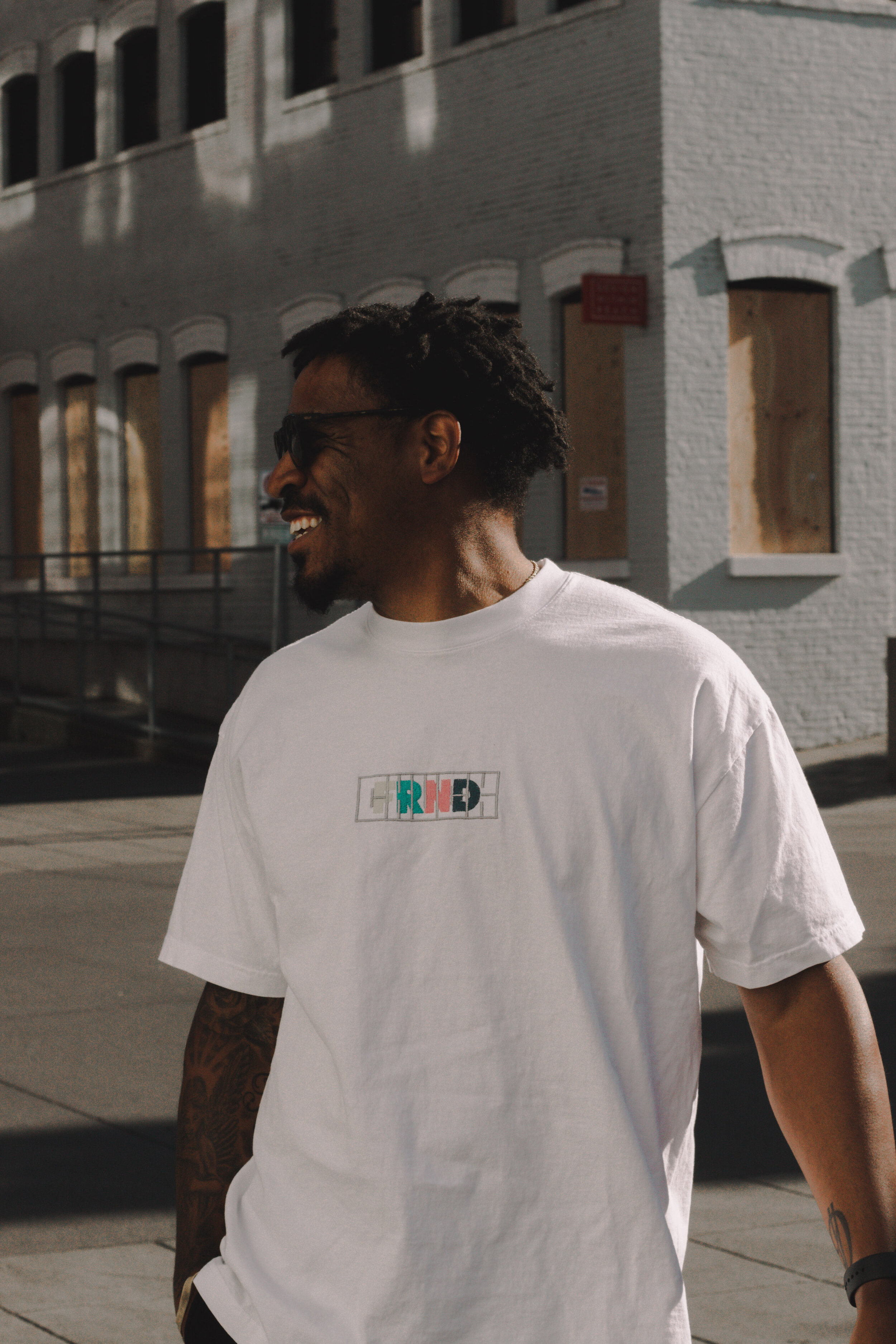 Multicolor Box Logo Tee