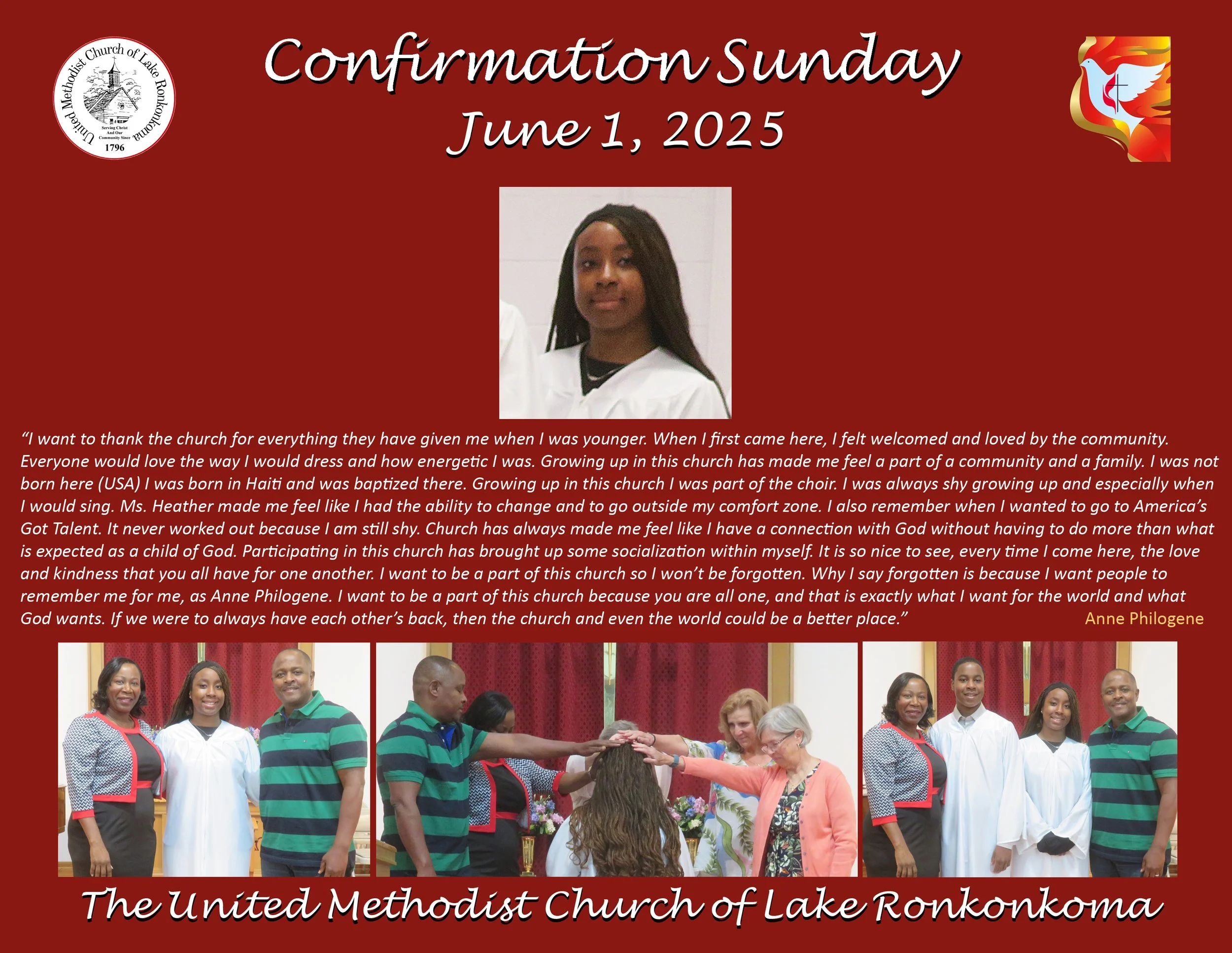 06-01-2025 Confirmation Sunday e. Anne Philogene for July-August 2025 Good News FIX.jpg