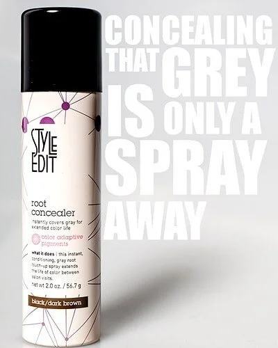 KEEP CALM &amp; SPRAY THOSE ROOTS! You don't need to go buy box dye! Check out our online store at unionhairlounge.com and purchase some style edit to cover up those roots. Lots of colors and coverage styles! This will also work for you blondes who a