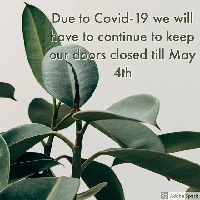 To our amazing clients who we cherish and miss. With the new mandate we will have to keep our doors closed till May 4th. If you are currently booked I assure you that we will be rescheduling you as quickly as possible as we wrap our minds around this