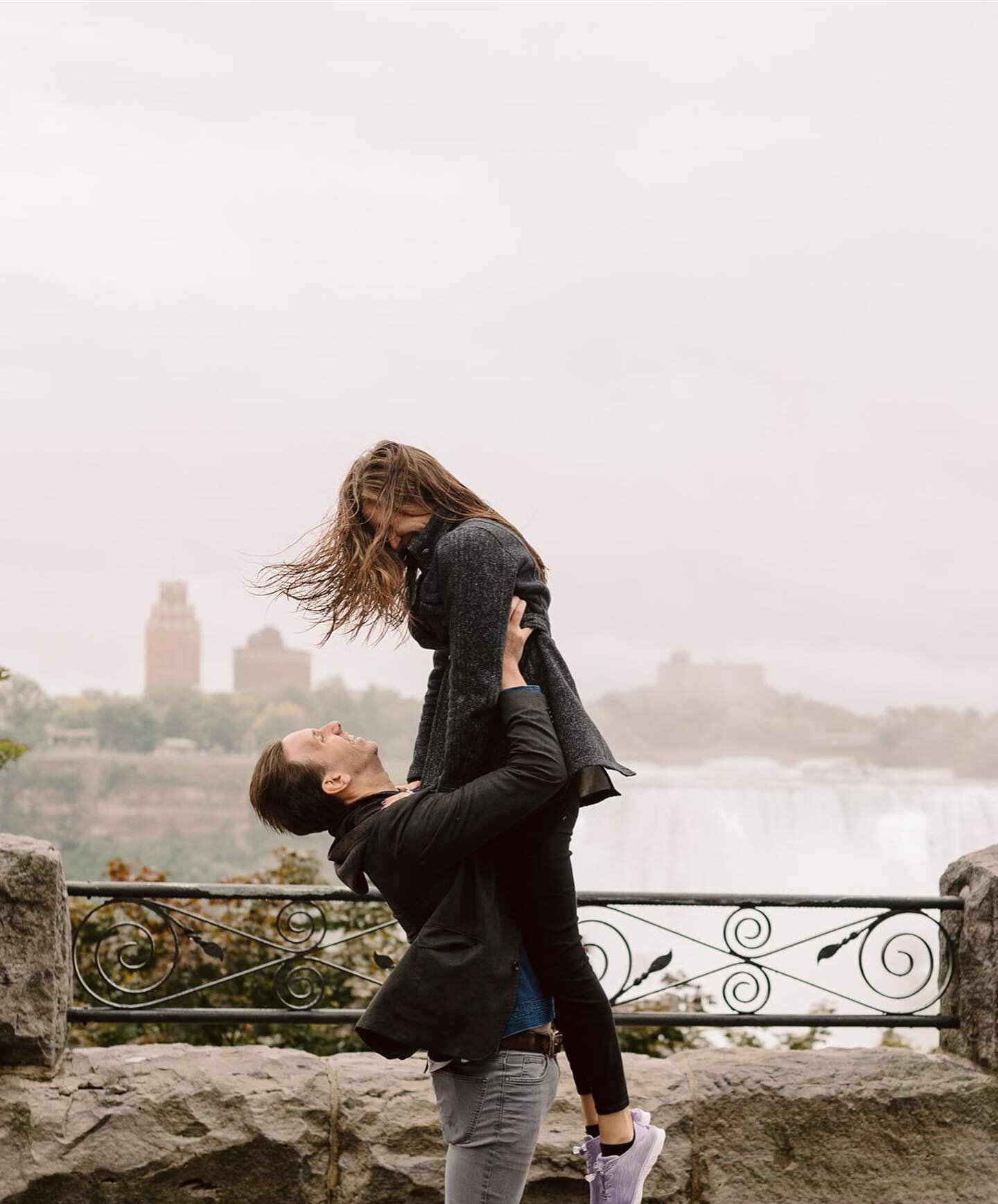 No acting necessary 
9/25/22 💙 

Photography: @cristina_velasco_photography 

#niagarafalls #proposal #wedding #niagara #surprise #photography #