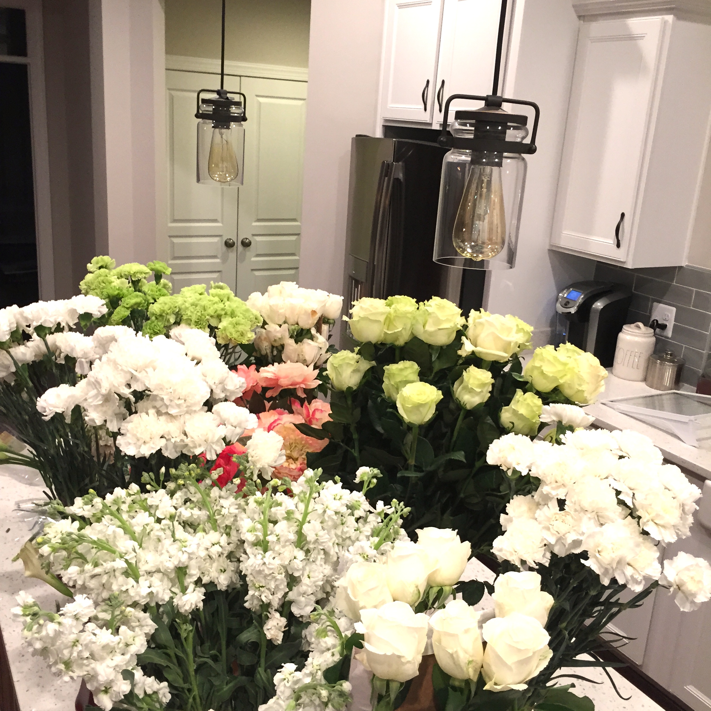 plus...I love my house looking an smelling like a flower market! 
