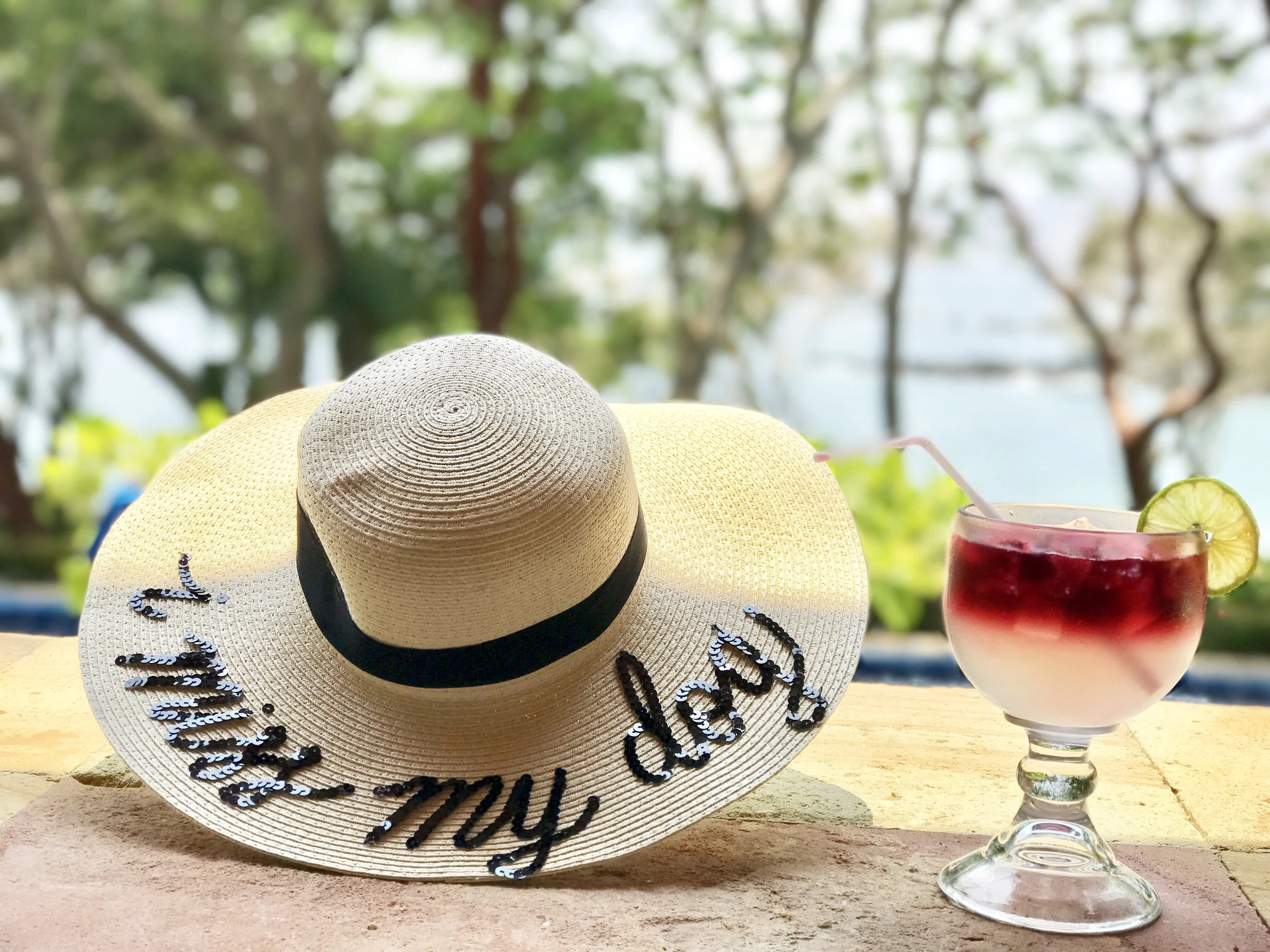 This is my favorite hat that I have ever owned. It reads "I miss my dog" in black sequins and was given to me by my dear sweet wonderful Bethanne . It's essentially a hat I want to wear every day for the rest of my life so you'll see a lot of it in this blog! 