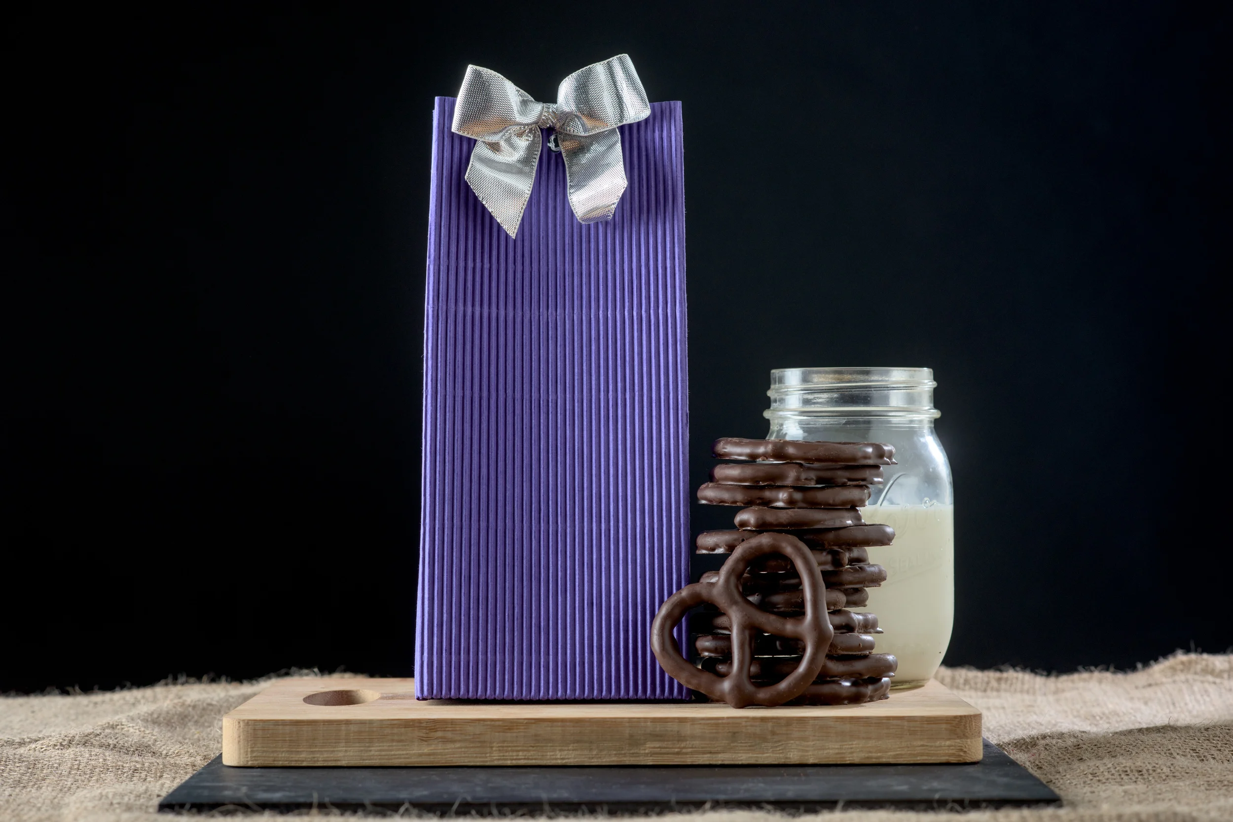 Gourmet Chocolate Pretzels Gift Baskets