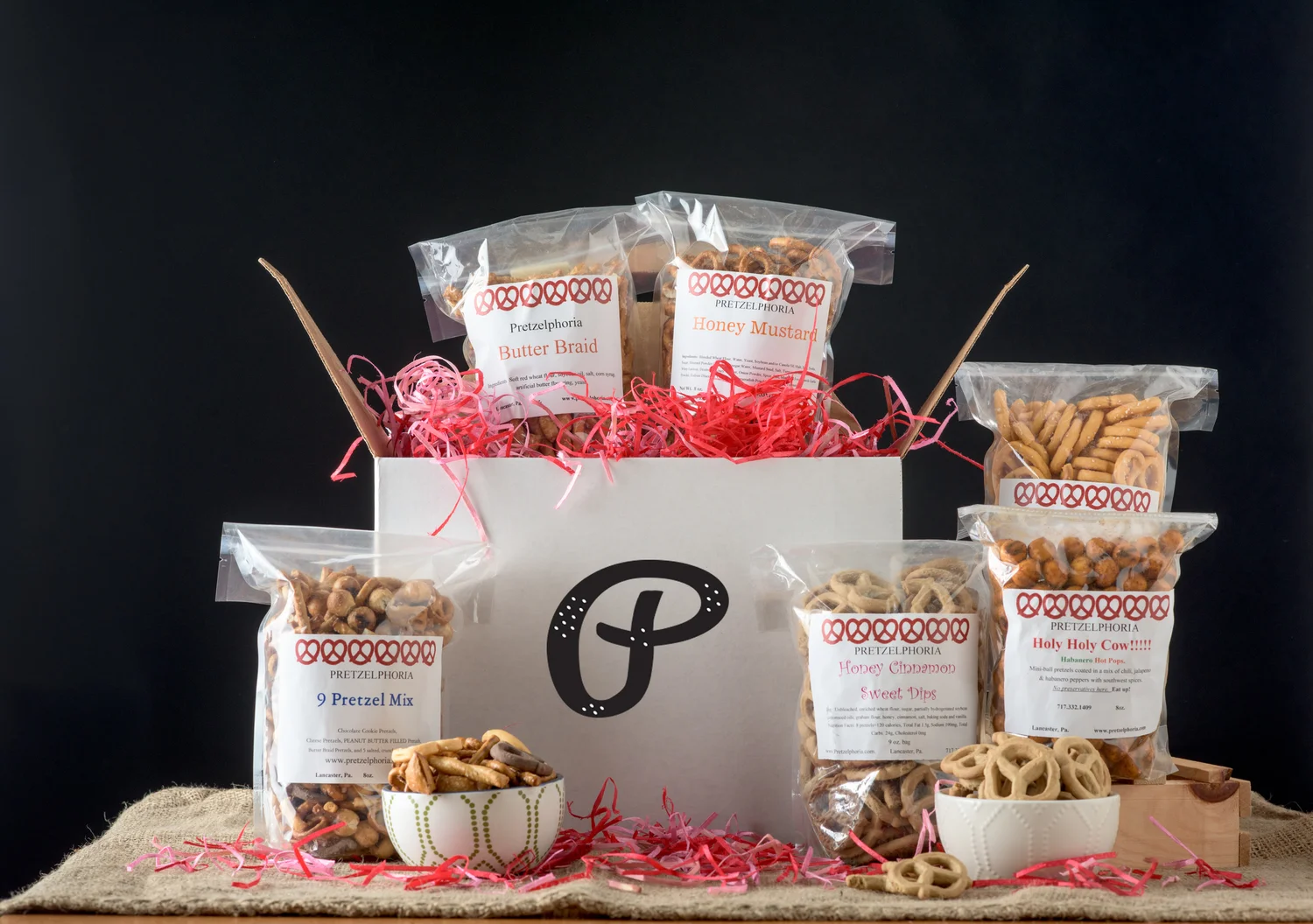 Pretzelphoria Six Pack — Pretzelphoria - Gourmet Pretzels, Chocolate  Covered Pretzel Nuggets And Gift Packs