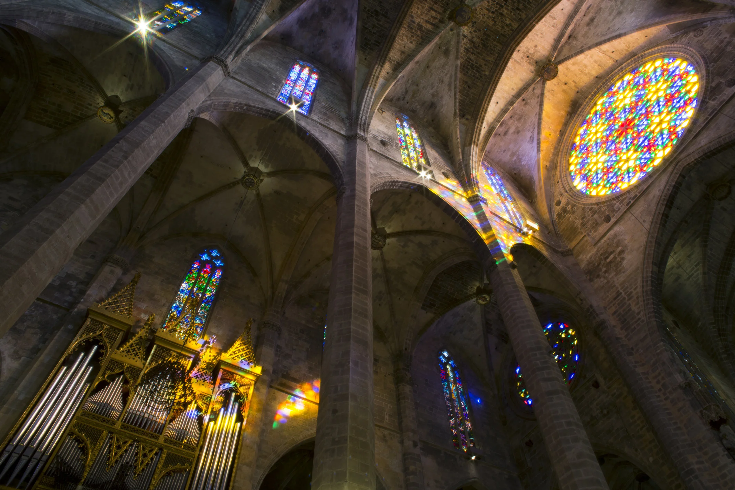 Cathedral of Santa Maria of Palma, Mallorca Spain.