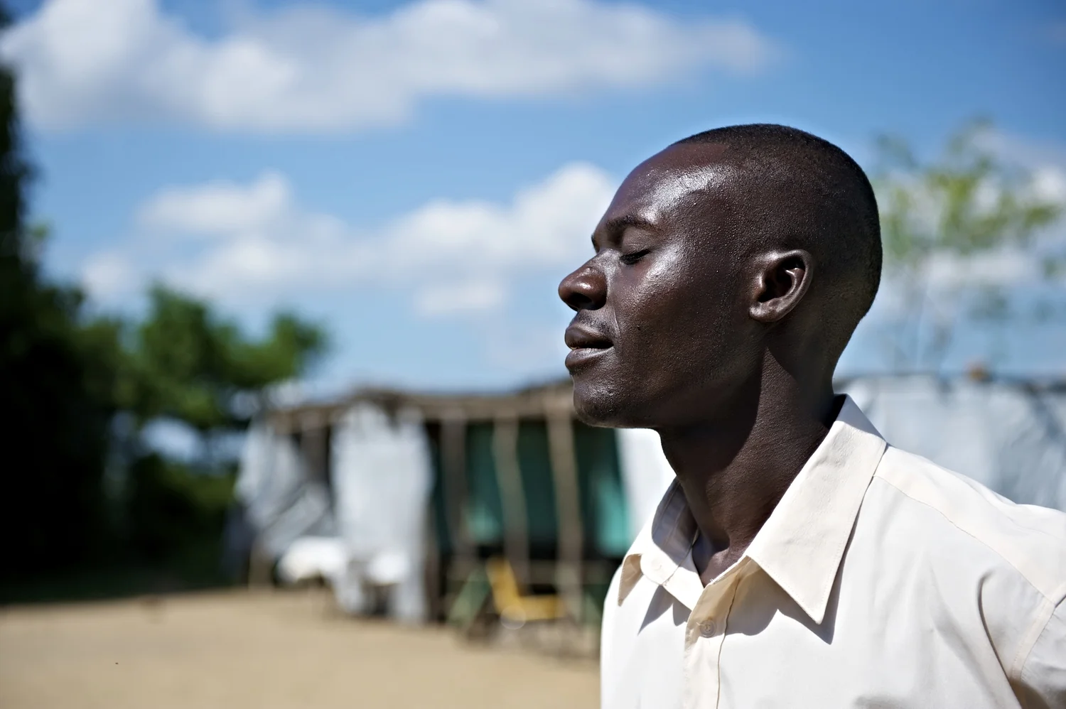 Ewins Joseph, village leader in Fort Resolu.