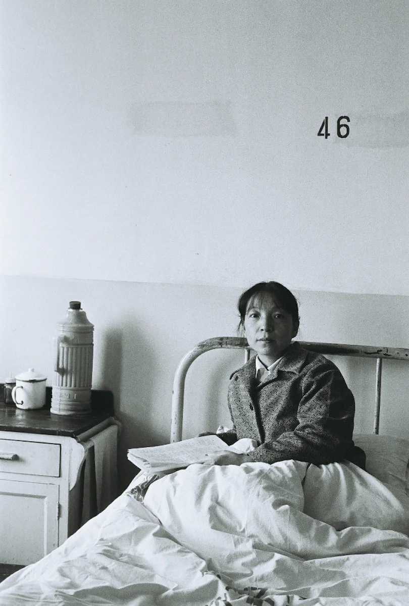 Gynecology patient in an acupuncture ward.