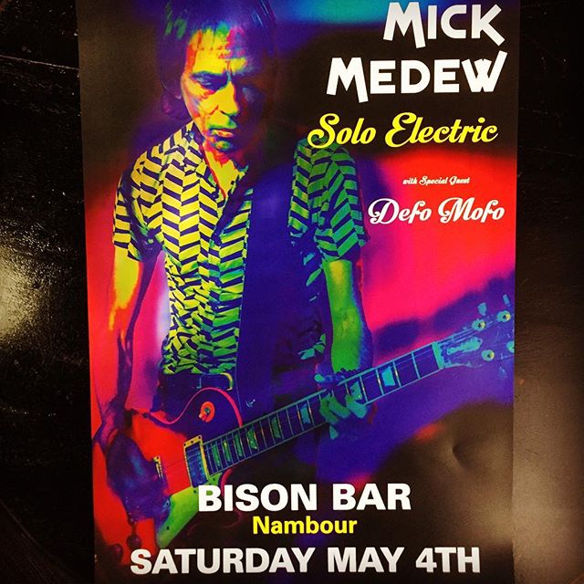 Head on down Saturday night to catch The Screaming Tribesmen’s Mick Medew in an intimate solo show at The Bison Bar. Special guest-Defo Mofo. Cheers 😎🥃
.
.
#thescreamingtribesmen #mickmedew #mickmedewandthemesmerisers #australianrock #australianrocknroll #aussierock #aussierocknroll #aussierocklegends #aussiepunkrock #nambour #nambourbynight #yesitsinnambour