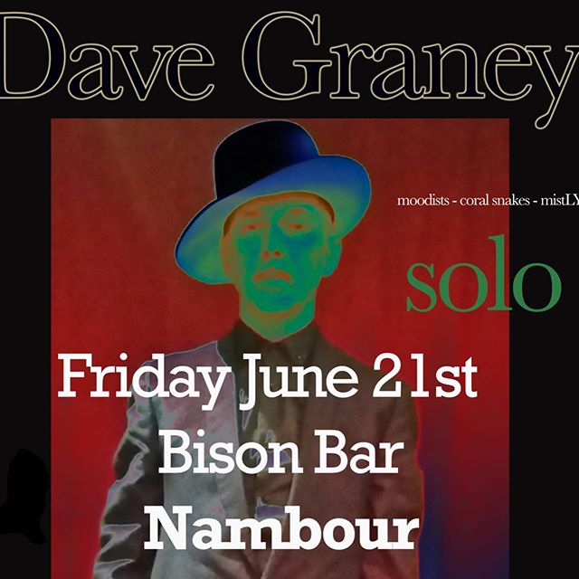 Catch Dave Graney this Friday night at The Bison Bar. Tickets are selling like hot cakes, like hot cakes I say!! https://www.stickytickets.com.au/83454. #davegraney #yesitsinnambour #nambourbynight #sunshinecoast #nambour