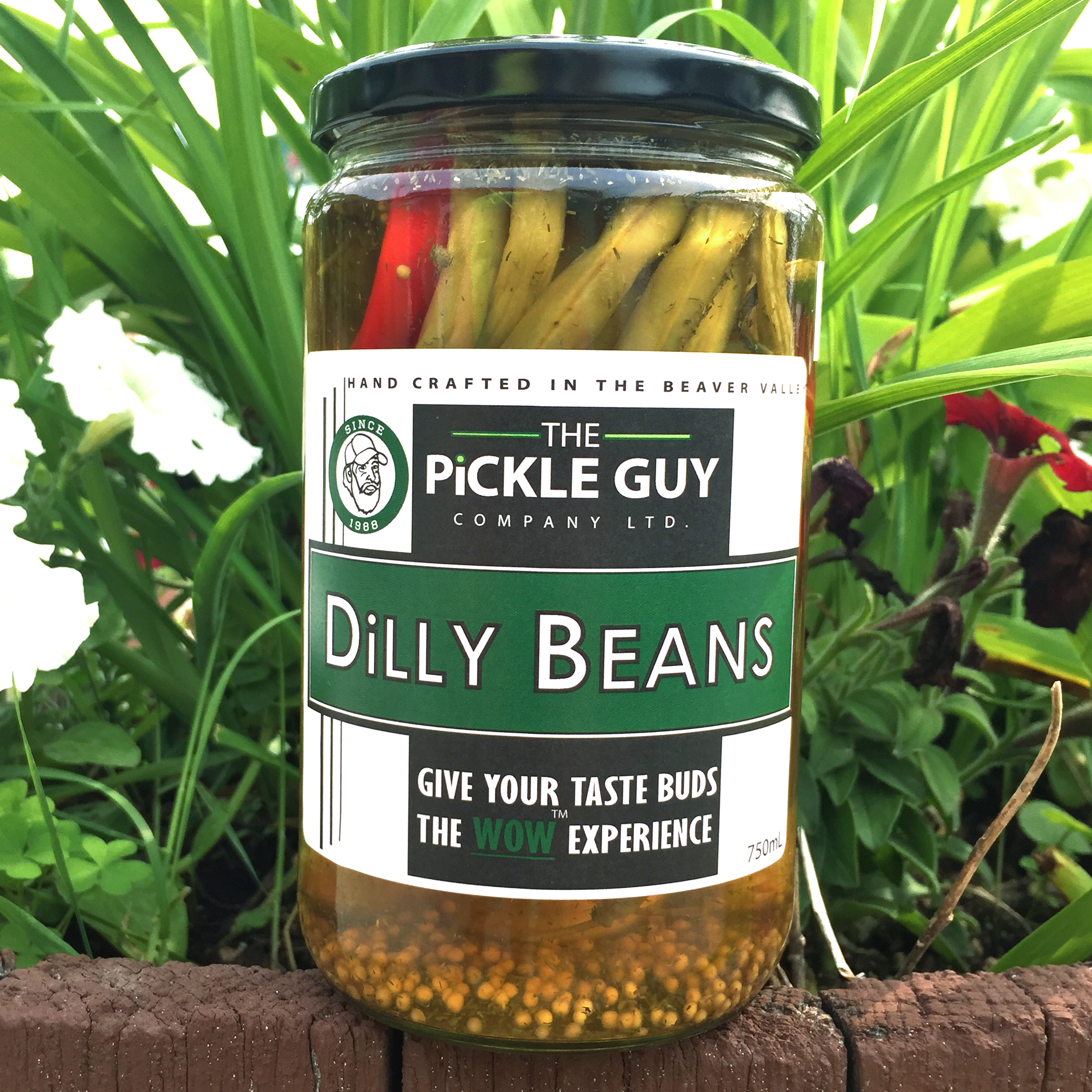 The Pickle Guys Hot Pickled Peppers. Find them at @The Big Dill™ .