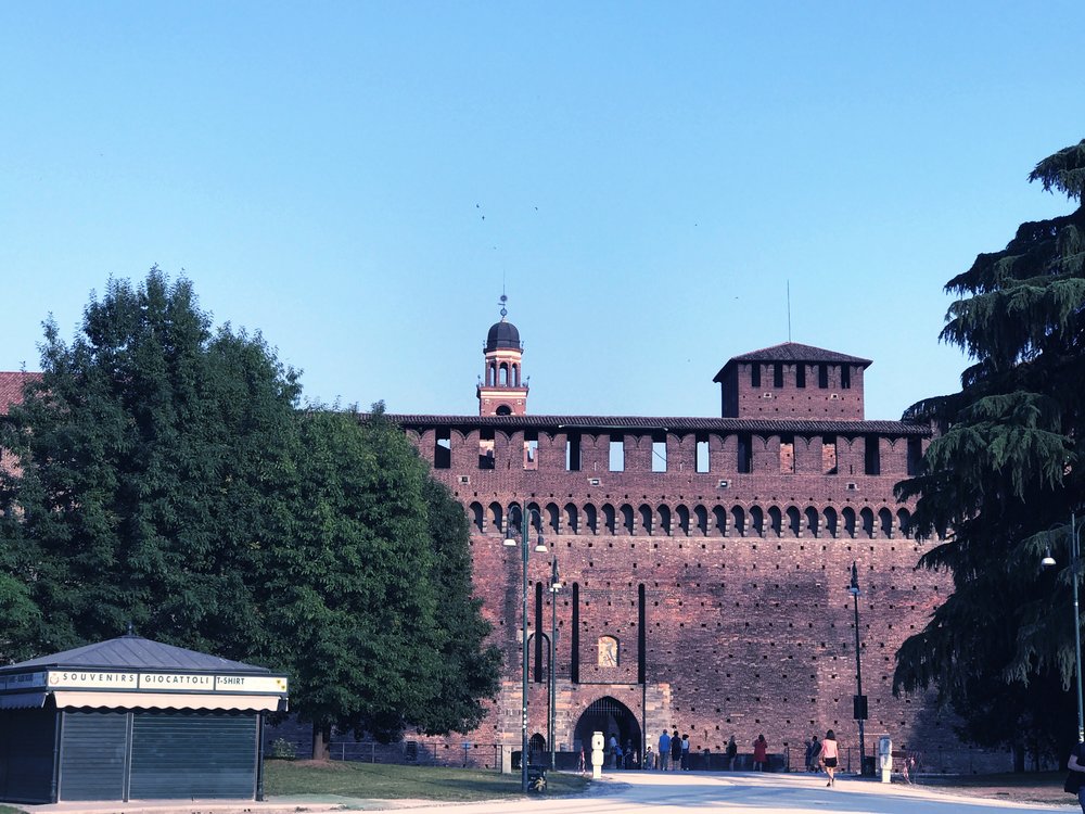 Sforza-castle-front-view