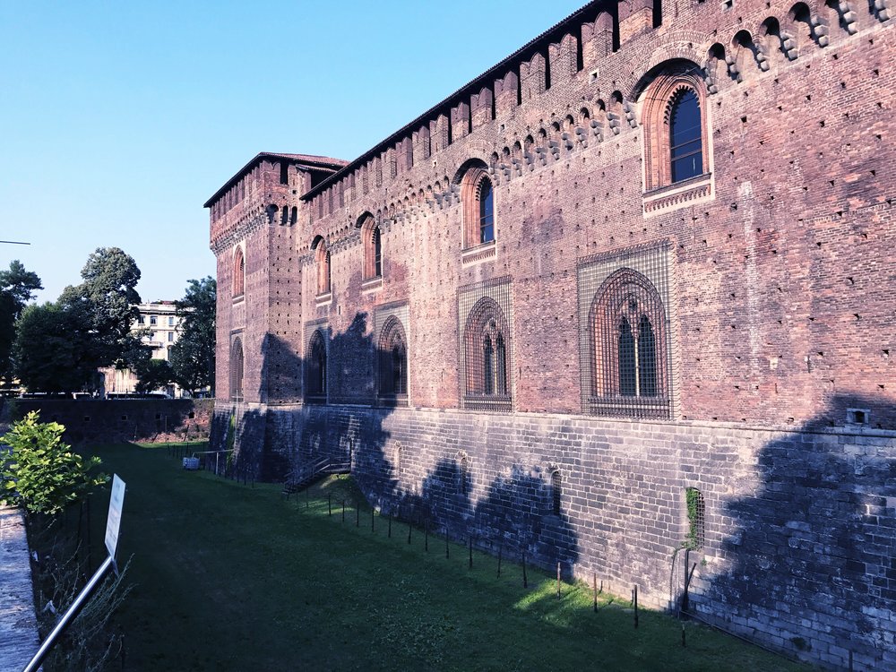 Sforza-castle-milan-outer-wall
