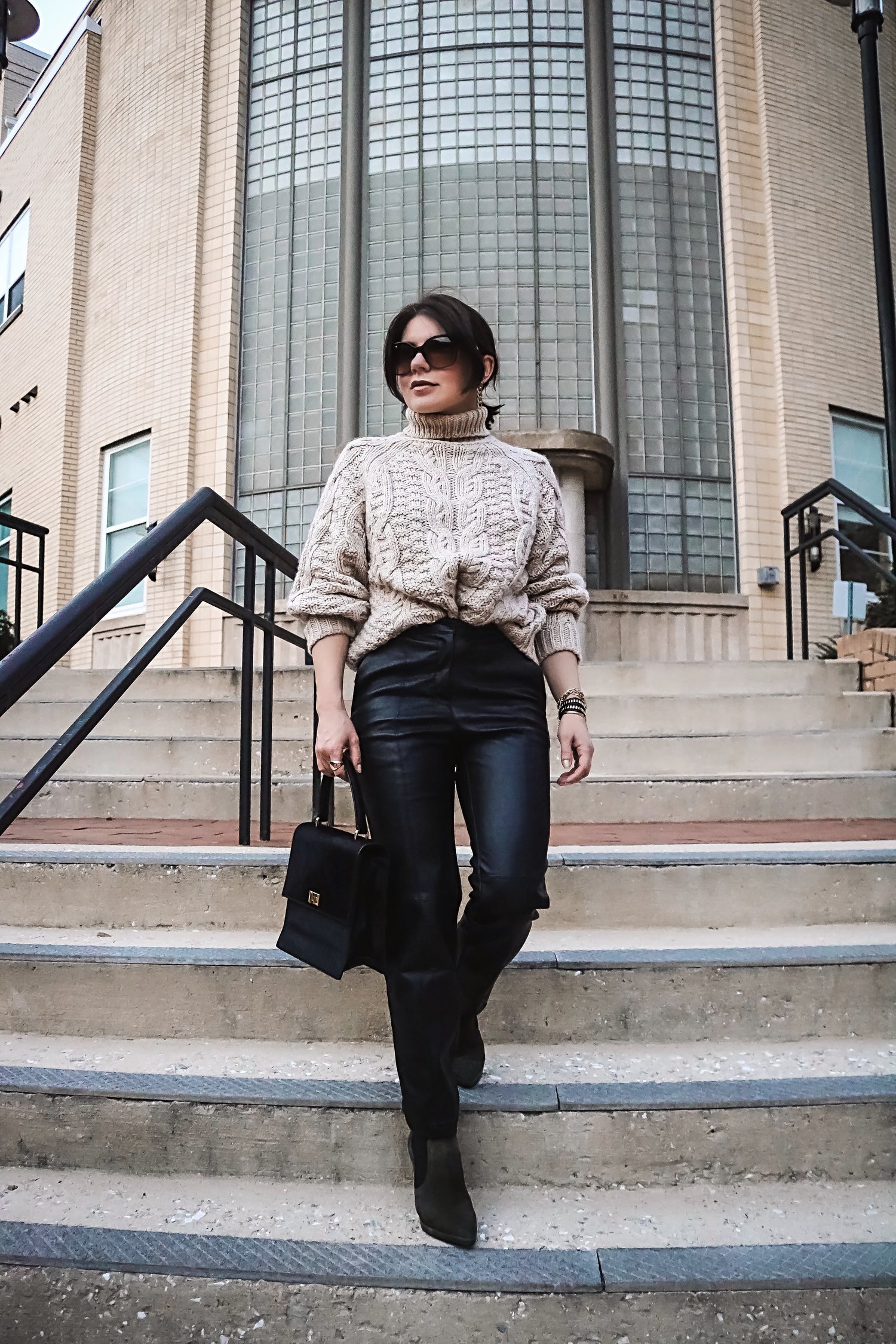 street-style-leather-pants-sweater
