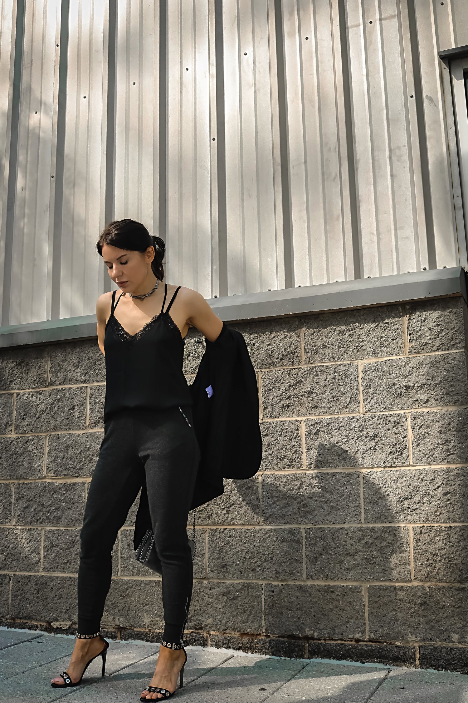 Express Lace Cami Aerie Joggers Athleisure Look Isabel Alexander