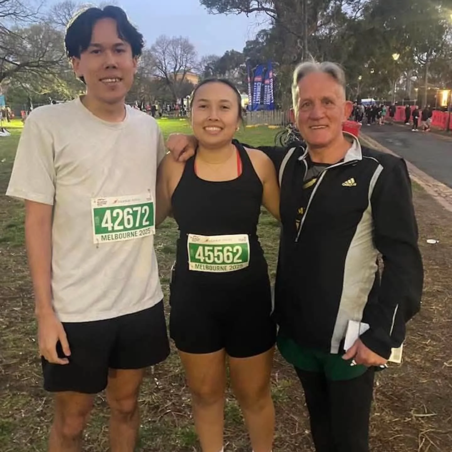2025 @melbmara with #teamnmbf raising money for @myroomccc 

Thank you to everyone who donated and supported the cause 🙏❤️

#MelbourneMarathon #teamnmbf #myroom #100%cure 🥊