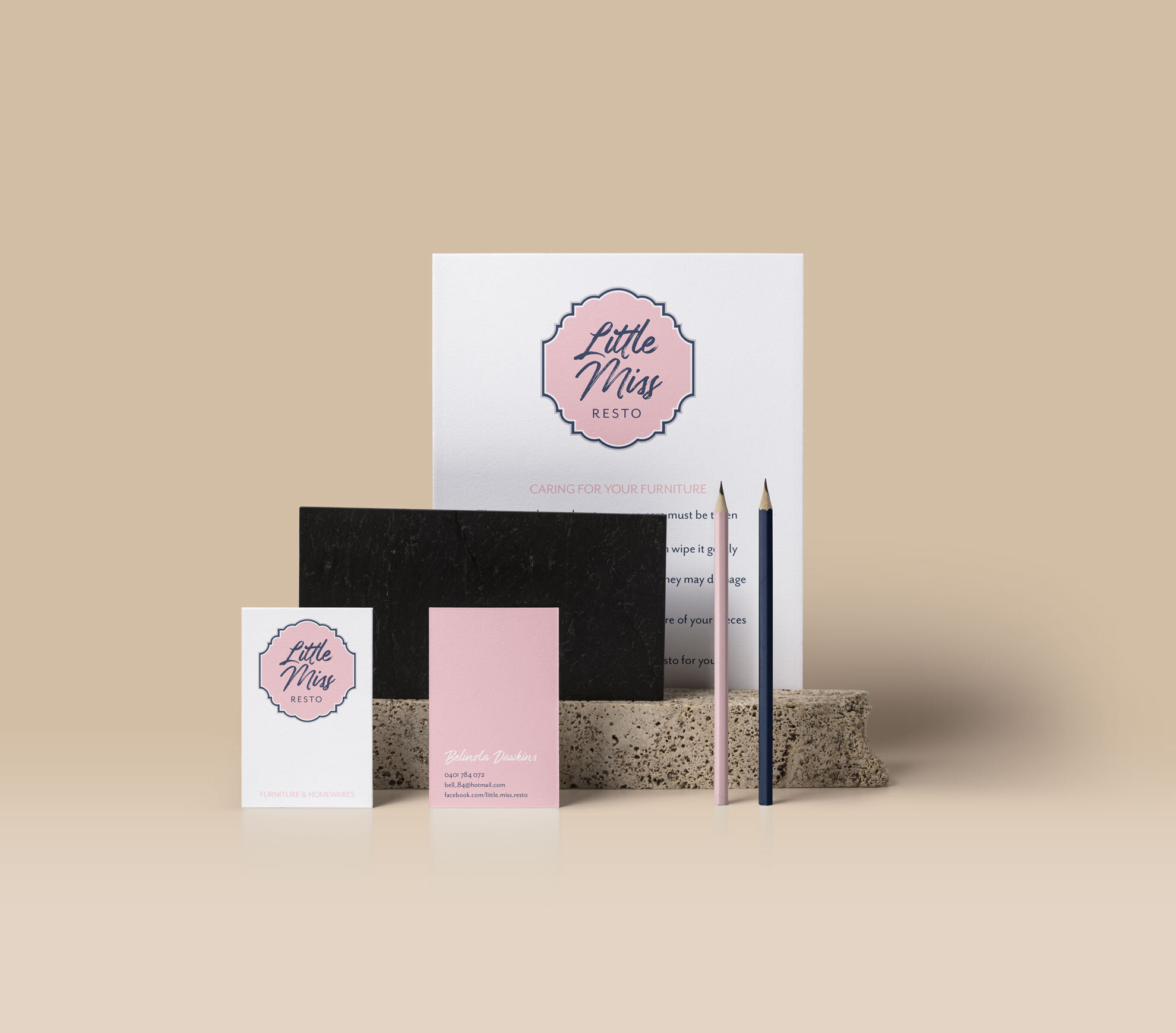 Little Miss Resto Stationery Suite