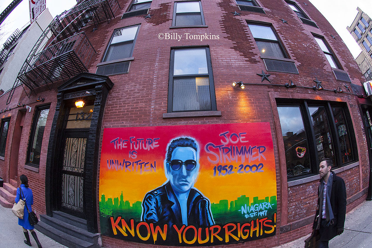 Joe Strummer of The Clash --Lower East Side mural