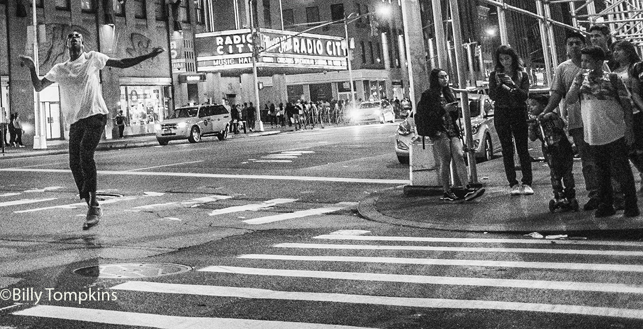 dancer on the street  NYC