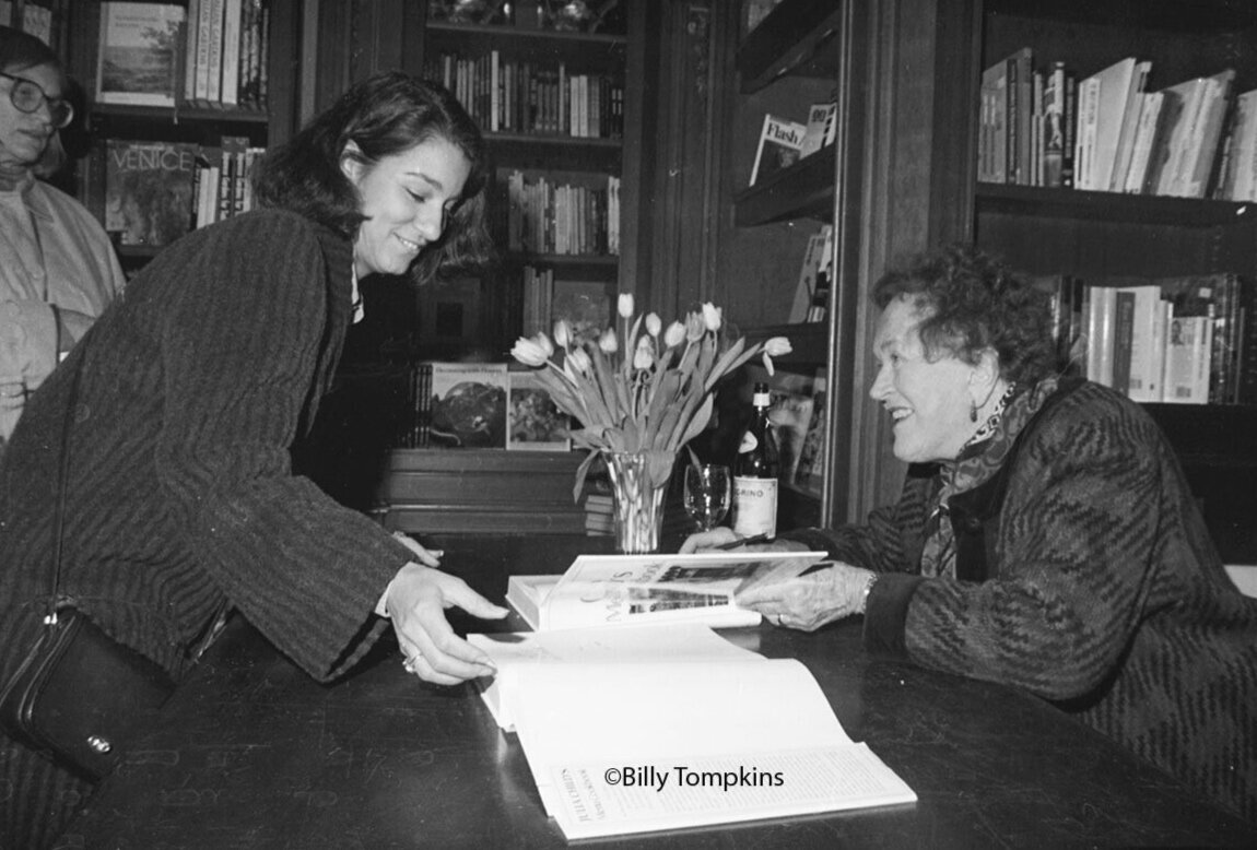 Julia Child 1989 Recipe book signing Rizzoli