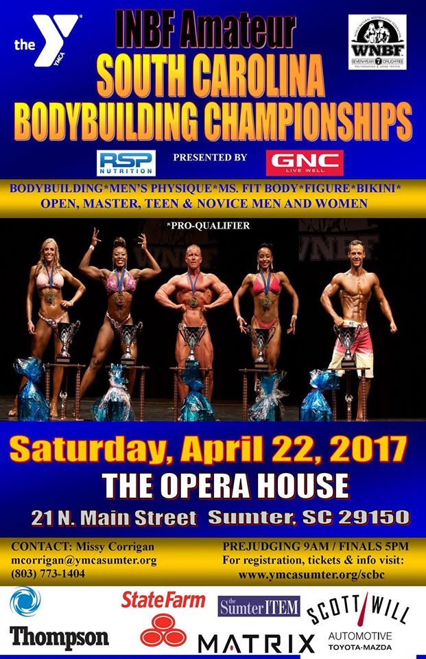 2017 INBF South Carolina Bodybuilding