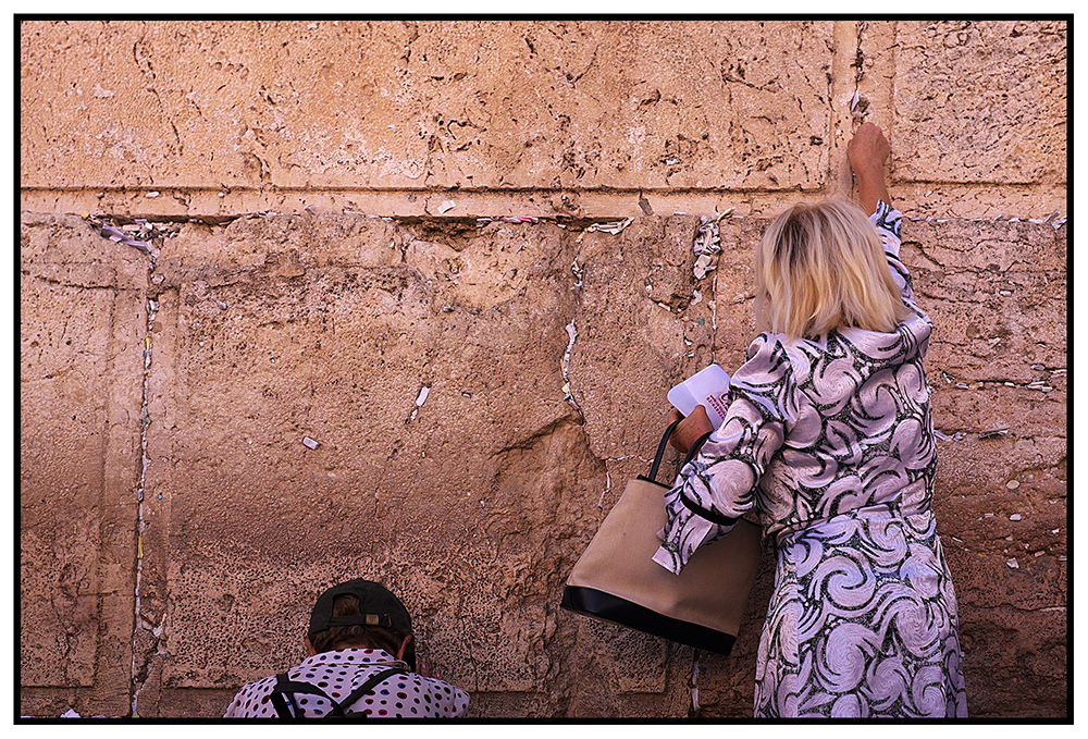 Jérusalem, le kotel. 2015