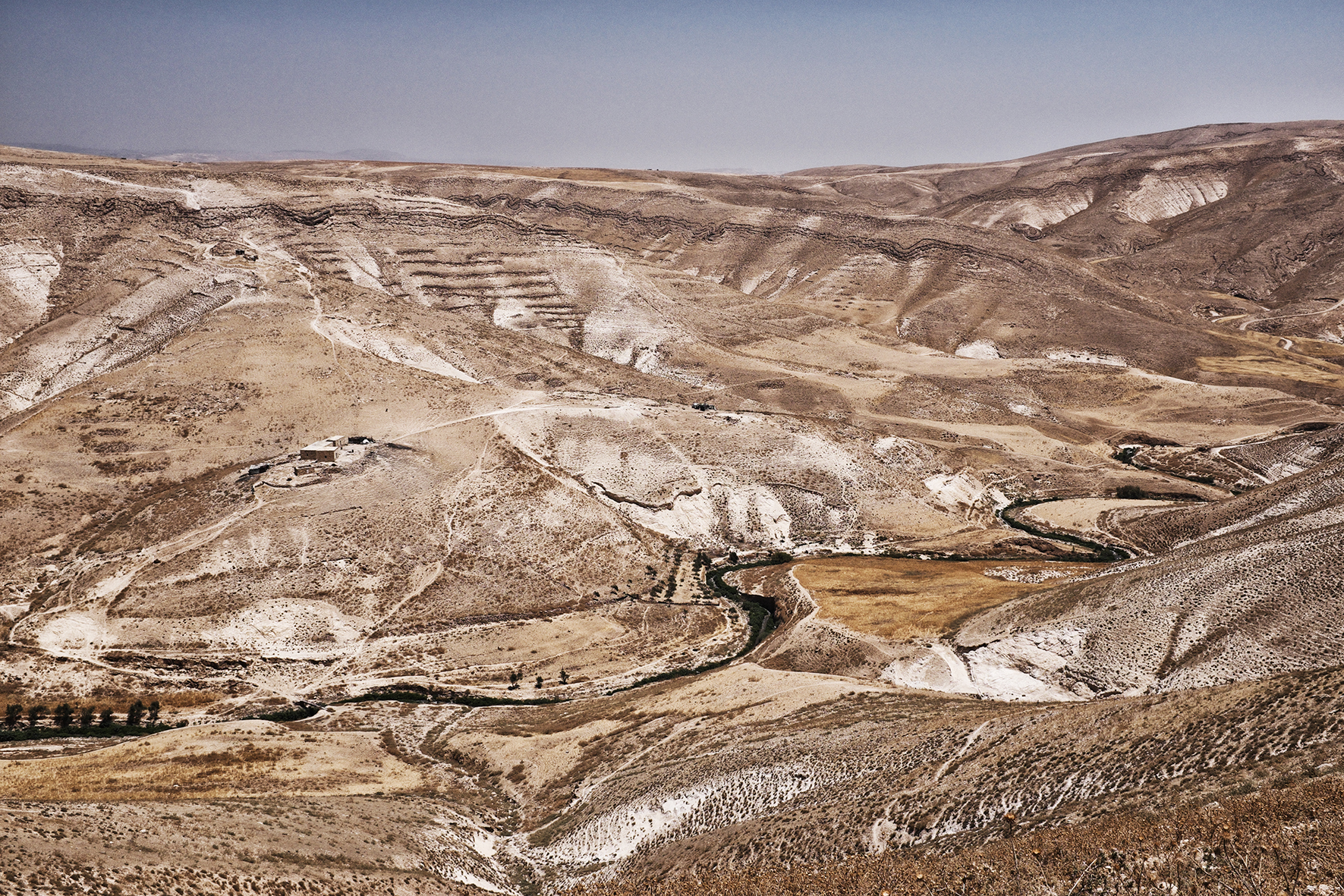 Palestine, rivière du Jourdain. 2015