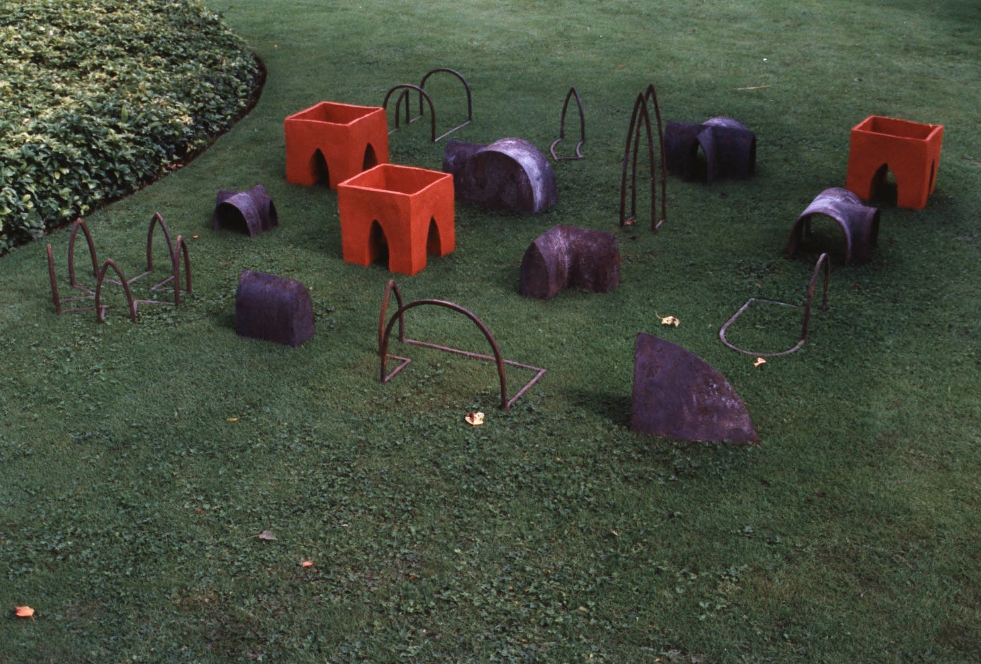 Amsteltuin, bronze and ceramics, partly sold
