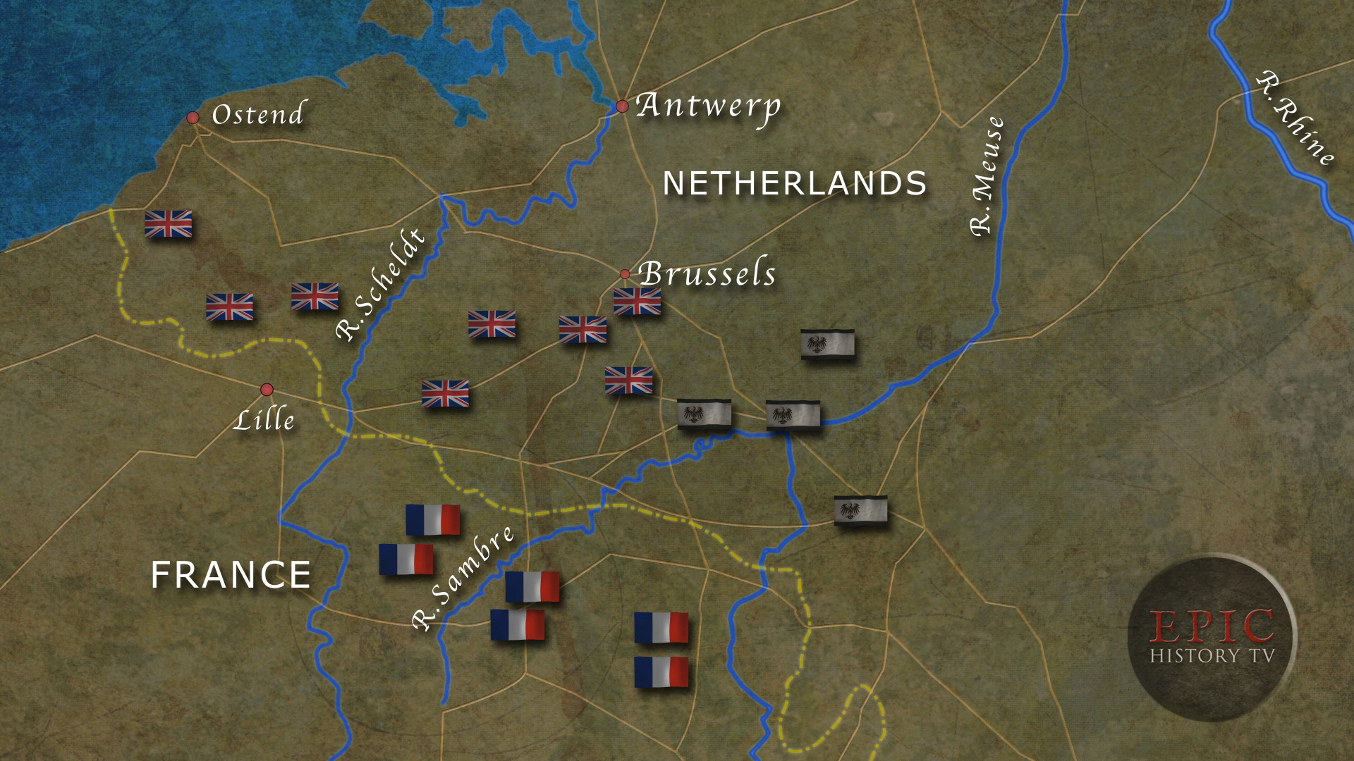 Battlefield Battle Of Waterloo Map