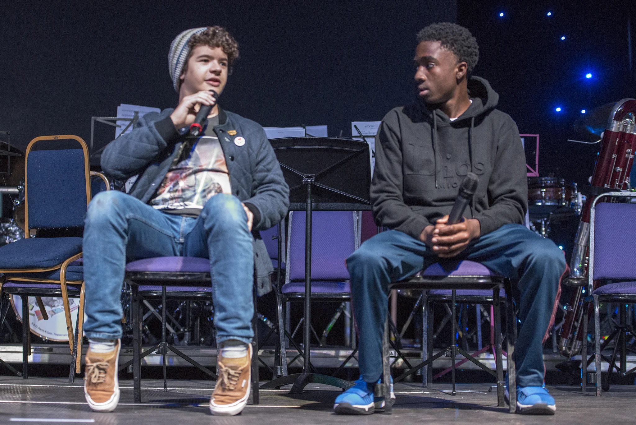 Stranger Things - Gaten Matarazzo & Caleb McLaughlin