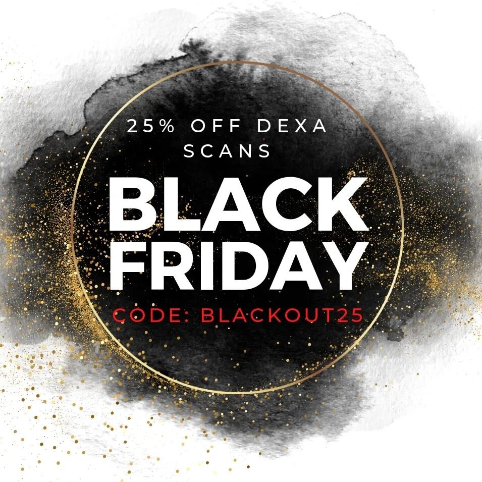 Black Friday Discount is LIVE!!

Use &quot;BLACKOUT25&quot; for a 25% discount on all scans 🙌🏽

The gold standard in measuring body composition 👏🏽

You cant manage, what you dont measure ❤️

LINK IN BIO

#metabolicmeasures #dexa #dexascan #bodyco