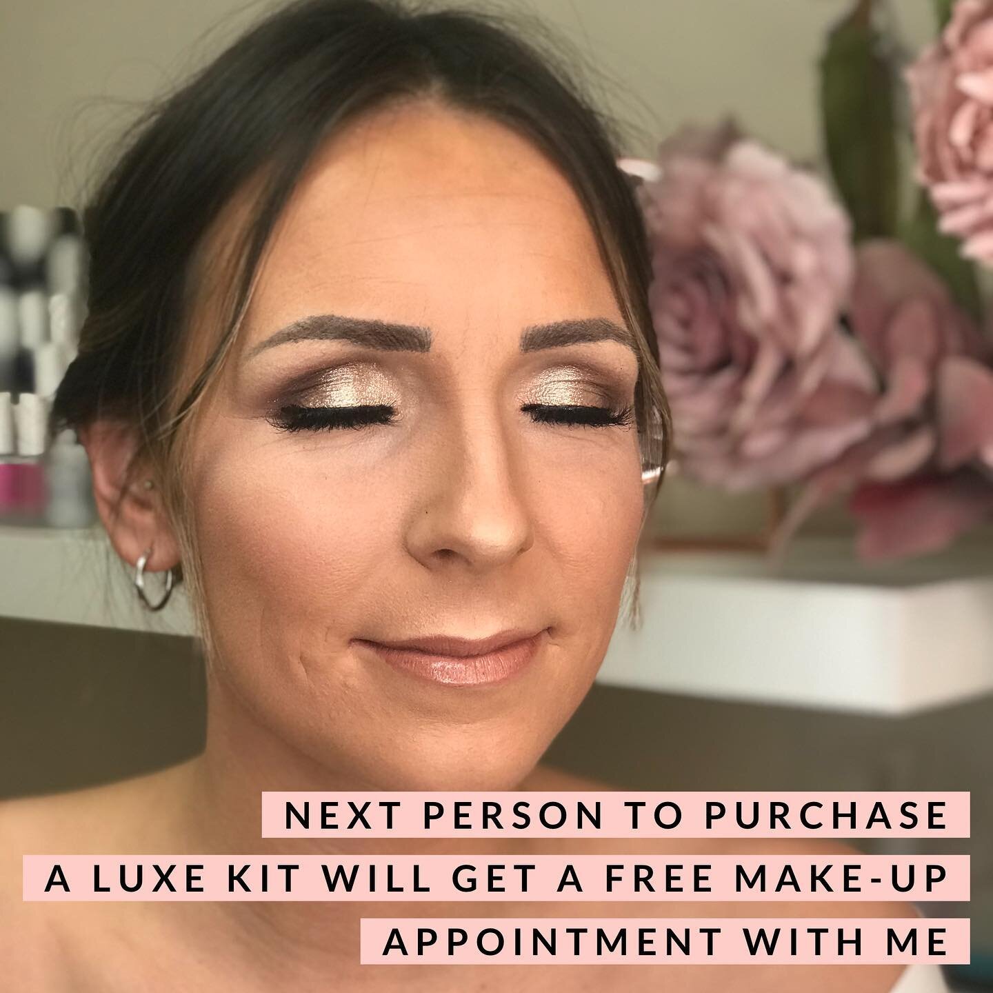 The next person to purchase a Luxe Kit will get a free make-up appointment with me! If you&rsquo;re not local to me, this can be redeemed in an online 1-2-1 make-up lesson via Zoom. 

This offer is only valid until 30th of this month and can be redee