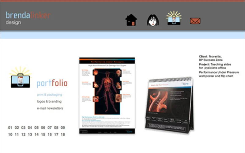 CLIENT Brenda Linker Design PROJECT Website portfolio SERVICES Web Design Consulting & Instruction
