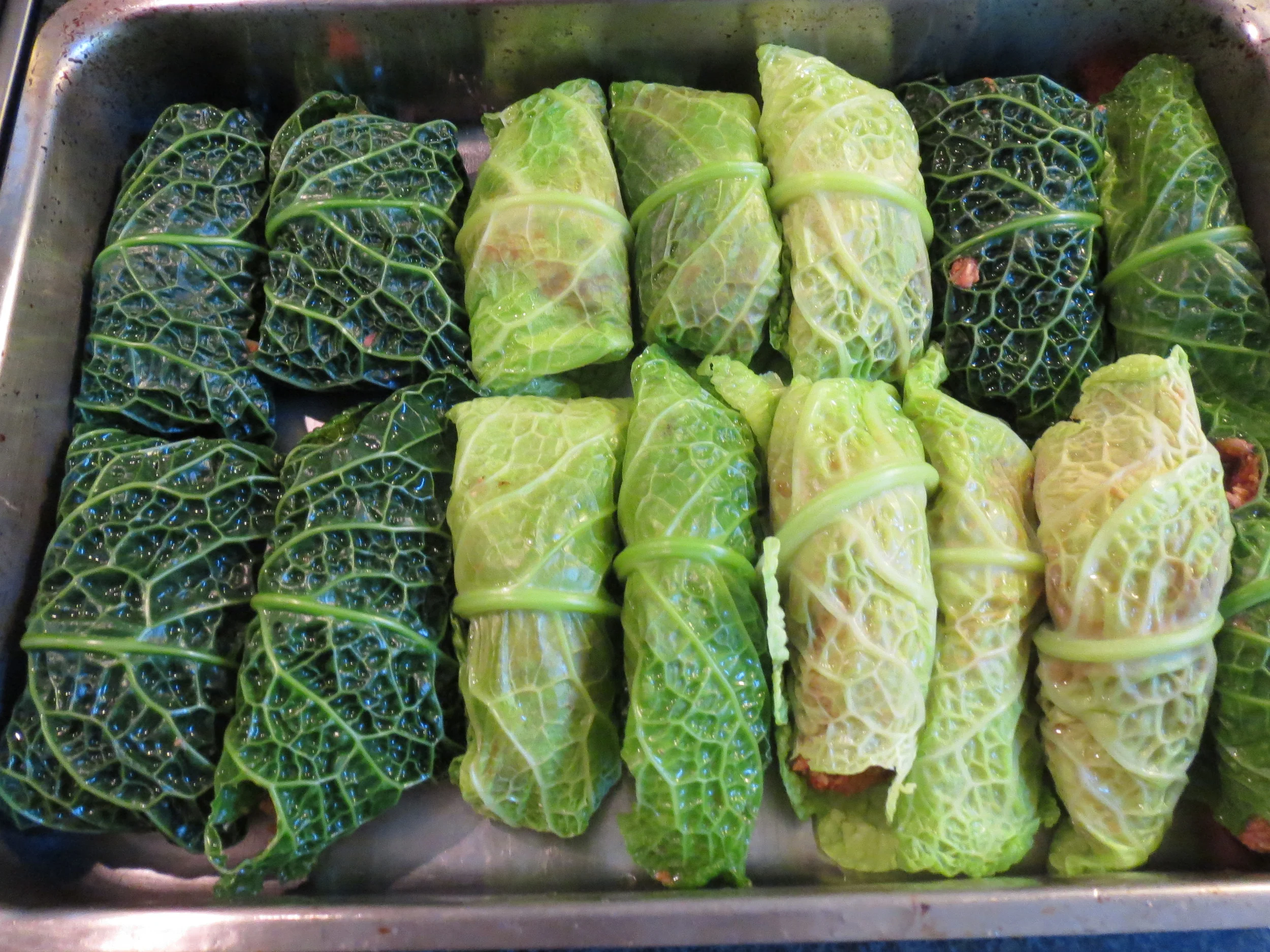 Cabbage and Walnut Cannelloni
