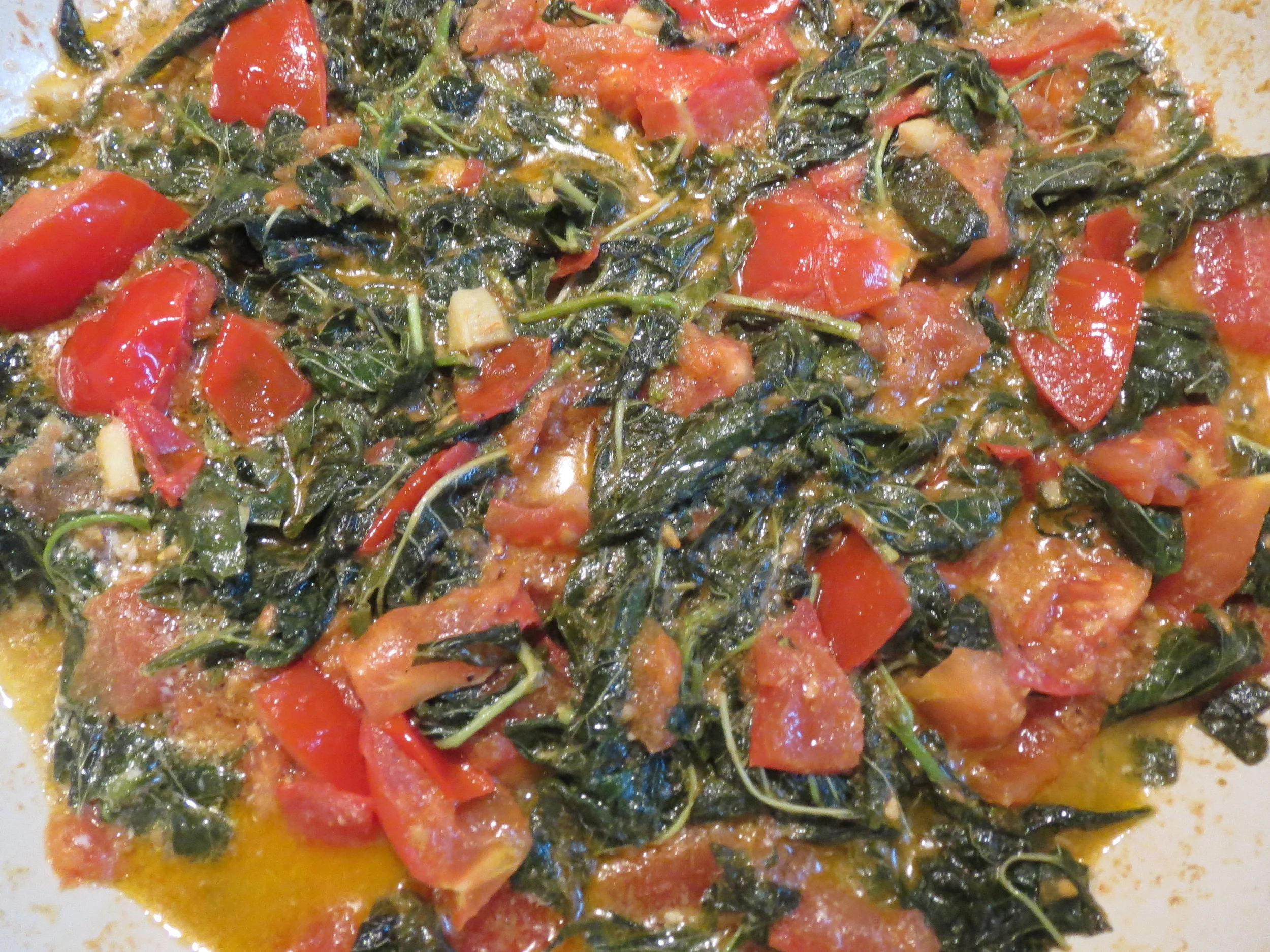 Amaranth leaf (spinach) curry