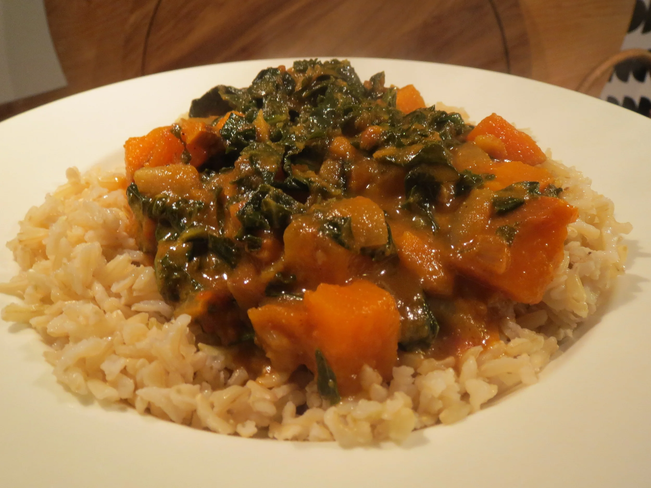 Sweet Potato & Kale Curry
