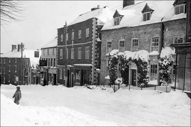 Cleobury Mortimer in the Snow.