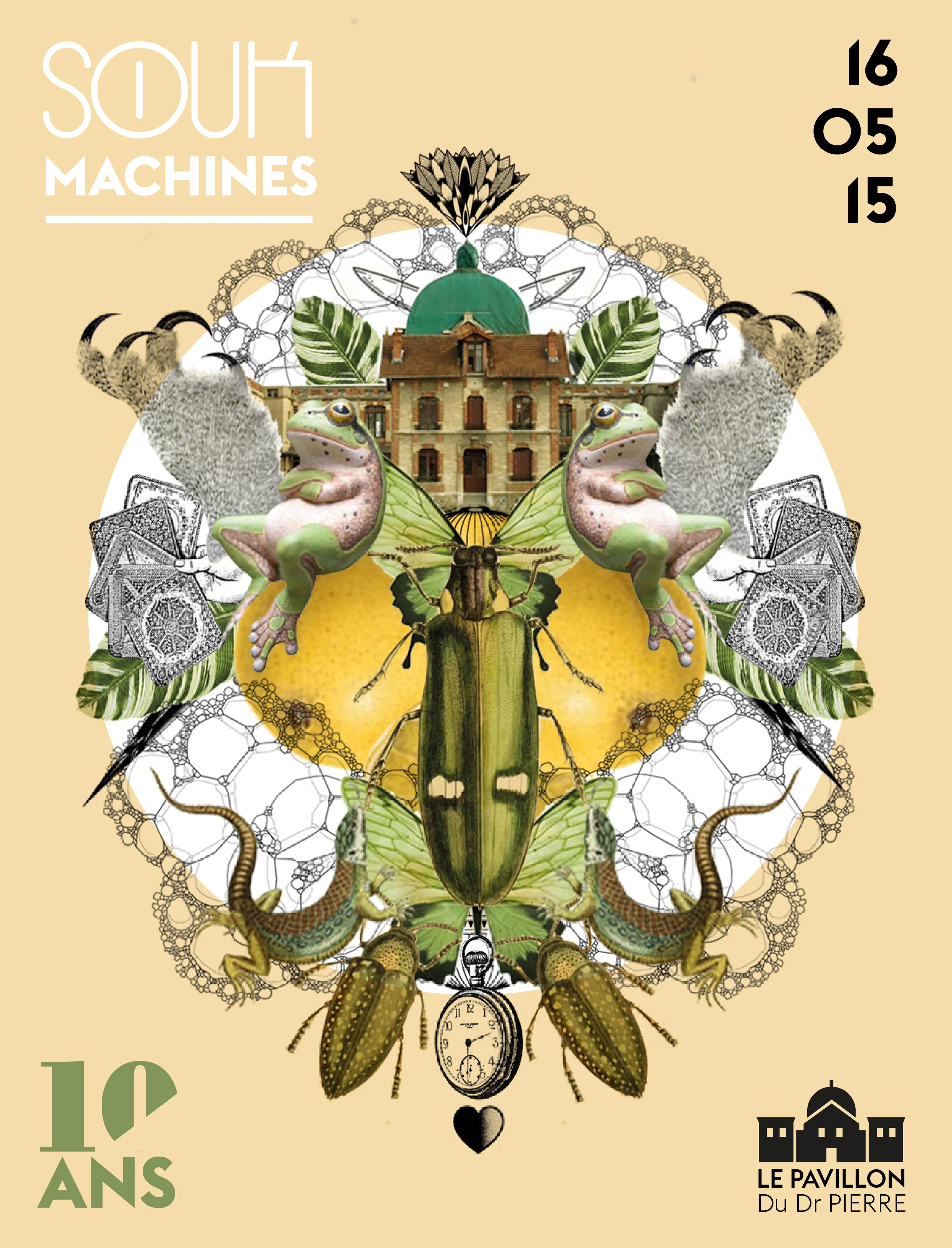 Soirée d'ouverture du Pavillon du Dr Pierre, lieu d'expressions artistiques géré par Soukmachines à Nanterre