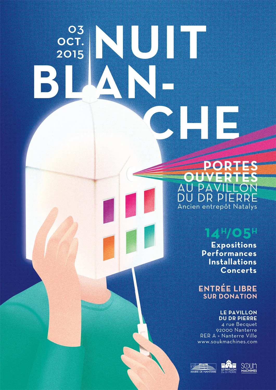 Soukmachines vous invite aux portes ouvertes du Pavillon du Dr Pierre, lieu de résidence artistique géré par l'association Soukmachines.