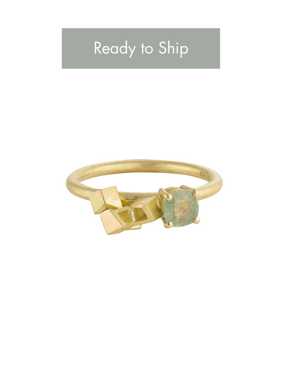 Ivy Cluster Ring - Montana Sapphire