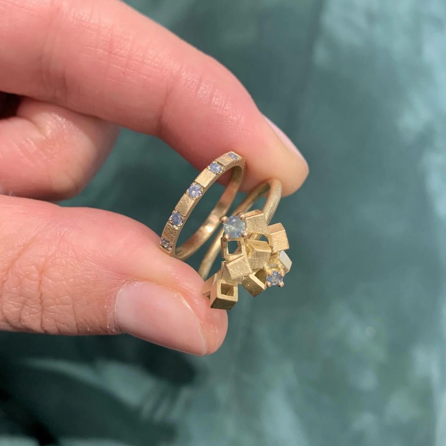 Blue rings for that blue Monday 💙